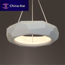 Contemporary chandelier OLYMPICplasterLEDhandmade