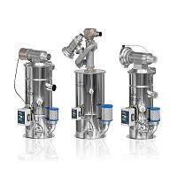 Pneumatic conveyor METRO G medfor plastic pelletsfor clean roomsfor the pharmaceutical industry
