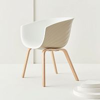 Contemporary chair DERBYindoorfabricsynthetic leather