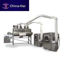 Vacuum drying system WaveMixmicrowavecontinuousfor the food industry