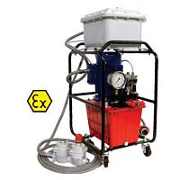 Hydraulic axial piston pump PHE-ATEX electricfor industrial applicationsthree-stage