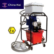 Hydraulic axial piston pump PHE-ATEX electricfor industrial applicationsthree-stage