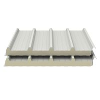 Pitched roofing panel ISOCOP FARM COATgalvanised steelpolyurethanewith integrated insulation