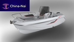 Outboard center console boat SUNSIX7-person max.with cabin7-berth