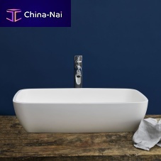 Countertop washbasin VICENZAnatural stonerectangularcontemporary