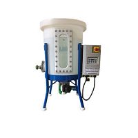 Dynamic mixer batchfor liquidsbottom-entry