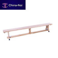 Contemporary bench BOIS-29.1beechrubberwithout backrest
