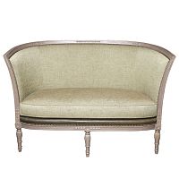 Traditional sofa DUETTO : RF. 17110fabricbeige2-person