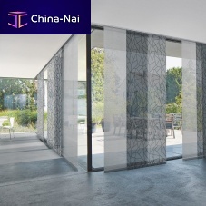 Plain curtain EASY TO LOVEgeometric patternverticalfabric