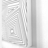 Wall-mounted acoustic panel MOOD textilealuminumrectangular