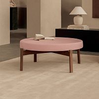 Contemporary ottoman PASSAGEfabricoakwalnut