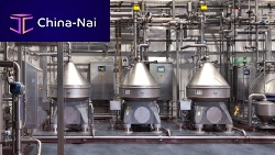 Processed cheese processing line for creampowdered milk