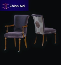 Traditional dining chair ALICEfabrichomewith armrests