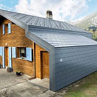 Roof shingle aluminumfor facade
