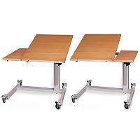 Height-adjustable ergotherapy table ergo EP 3on casters