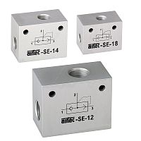 Ball valve SE seriespneumatically-operatedfor airaluminum