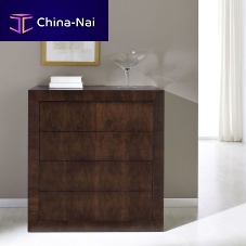 High chest of drawers T-880contemporarywalnutcustom