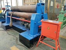 Hydraulic bending machine 6*1500sheet metal3 drive rollerssemi-automatic