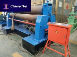 Hydraulic bending machine 6*1500sheet metal3 drive rollerssemi-automatic