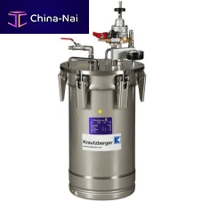 Feed tank for paints and coatingsfor paint gunsstainless steel