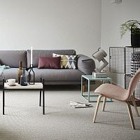 Loop pile carpet AIRMASTER®syntheticplaingray