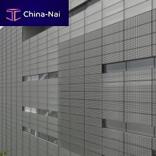 Panel cladding galvanised steelperforatedfor ventilated facade