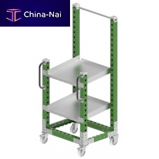 Cleaning trolley Q-100-0428 metalshelftool-holder