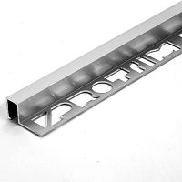 Aluminum edge trim PRO-LINEanodized aluminumstainless steelfor tile