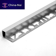 Aluminum edge trim PRO-LINEanodized aluminumstainless steelfor tile