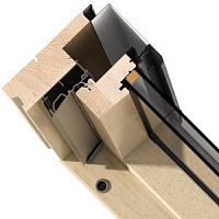 Engineered wood window profile SOLIDthermally-insulated