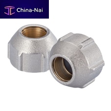 Compressed air fitting SpeedFIXcompressionGnickel-plated brass
