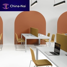 Contemporary conference table CAMPUS STUDIOlaminatemetal baserectangular