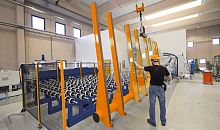 Laminated glass production line