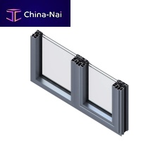 Aluminum window profile ST 80 HIthermally-insulatedwind-proofwaterproof