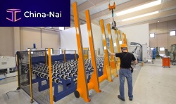 Laminated glass production line