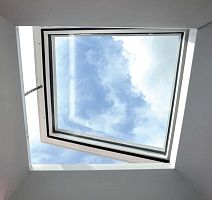 PVC roof window MEGALUX-GLASS FRAMEprojectiondouble-glazedthermally-insulated