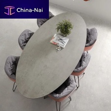 Contemporary table STAYglassceramicextruded aluminum base