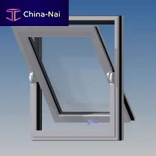Metal window AA®720pivoting with central axis1 leafgray
