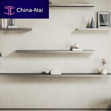 Wall-mounted shelf Orizzontecontemporarywoodenanodized aluminum