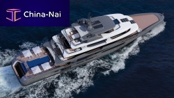 Cruising mega-yacht GYC 72 SCREENraised pilothousecompositealuminum
