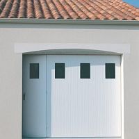 Sliding garage door Classique & IntemporelaluminumPVCautomatic