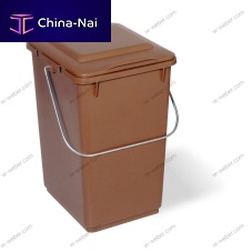 Plastic waste bin for household wasteorganic wastewith lid