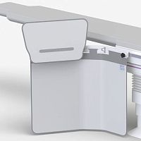 X-ray radiation shielding curtain 312/E 92cm wide seriesexamination table-mounted0.50 mm