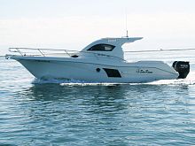 Outboard cabin cruiser OffShore Protwin-enginehard-topoffshore