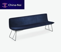 High upholstered bench AMELIEcontemporaryfabricleather