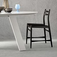 Contemporary chair FIFTIESindoorfabricleather
