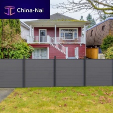 Louvered fencing INIWOODgardenWPCcontemporary