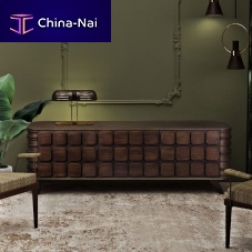 Contemporary sideboard Elliottoakwalnutbrushed brass
