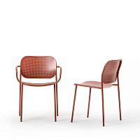 Contemporary chair METIS DOT 0170-0171-CBindooroutdoorperforated sheet metal