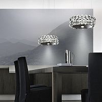 Pendant lamp COLLIER SERIESaluminumstainless steelmethacrylate